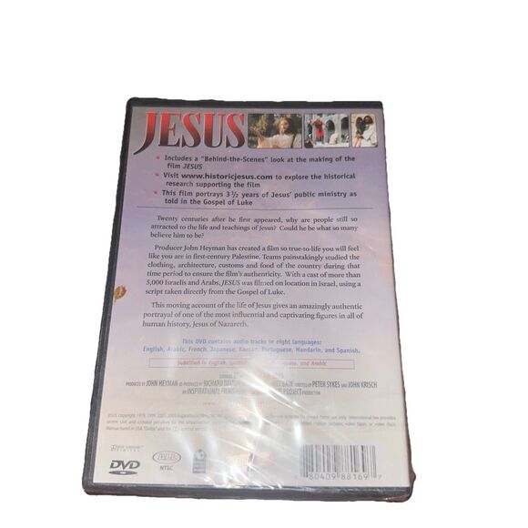 Jesus 1979 Inspirational Films Inc. DVD) Brian Deacon New Sealed - Picture 2 of 2